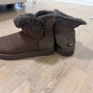 UGG Chocolate Suede Boots